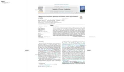 Opportunities for plasma separation techniques in rare earth elements recycling